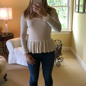 Peplum top